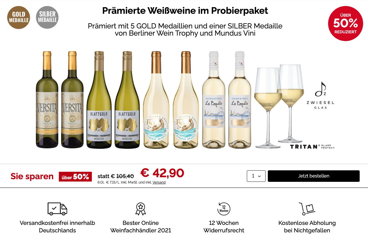 Perfekte Weißweine für gemütliche Abende daheim: Tipps und Angebote