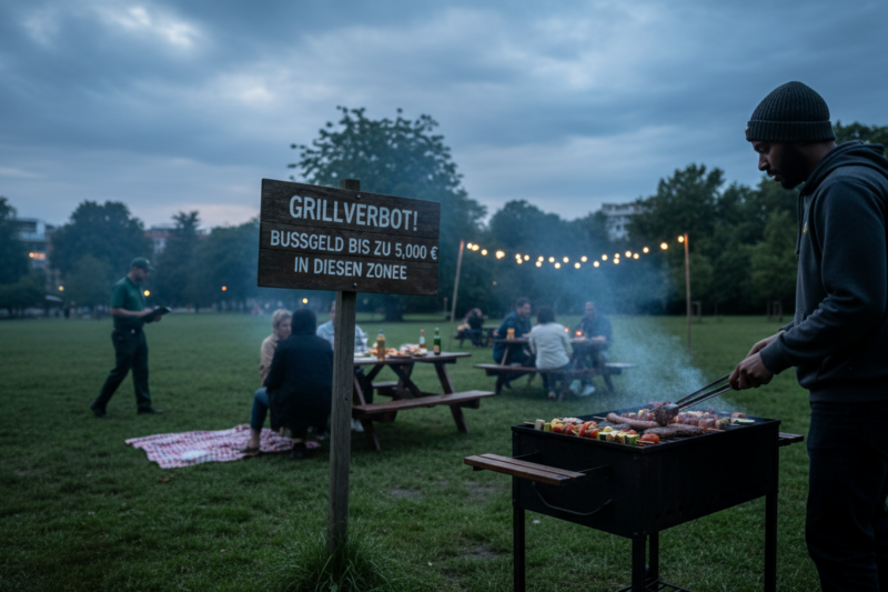 Grillen ohne Risiko: Wo Regeln gelten und Bußgelder bis 5.000 Euro drohen