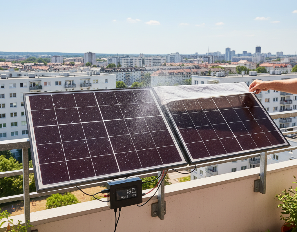 Sommerliche Hitze und ihre Auswirkungen auf die Leistung von Balkonkraftwerken